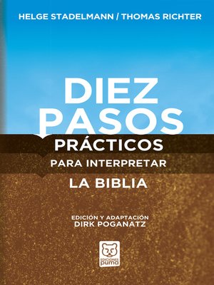 cover image of Diez pasos prácticos para interpretar la Biblia
